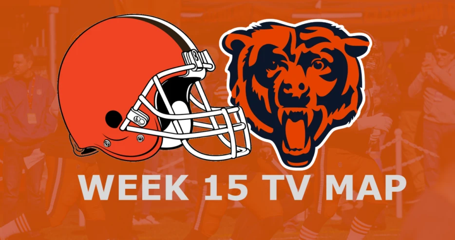 Cleveland Browns vs. Chicago Bears: Week 15 TV Map