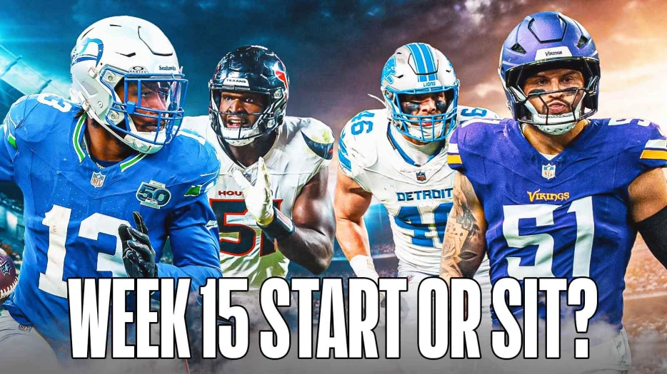 NFL Fantasy Football Week 15 2025 Start ‘Em Sit ‘Em: D/ST