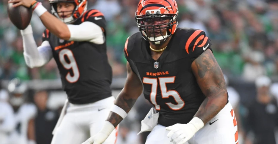 Orlando Brown Jr. is playing at a high level for the Cincinnati Bengals
