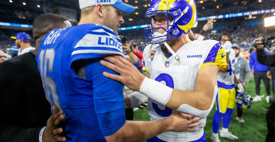 Rams-Lions: Matthew Stafford continues to overshadow Jared Goff