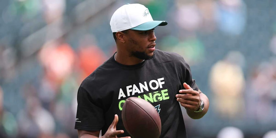 Why it’s ‘easy’ for Eagles star Saquon Barkley to stay positive despite offensive rut