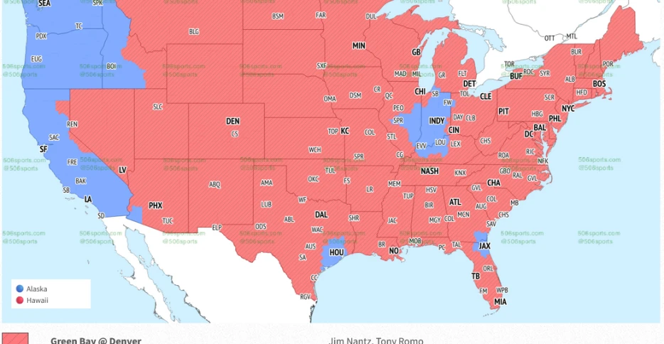 Seahawks vs. Colts NFL TV Week 15 coverage map and CBS commentators