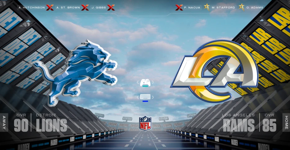 WATCH: Lions vs. Rams preview, Madden 26 simulation