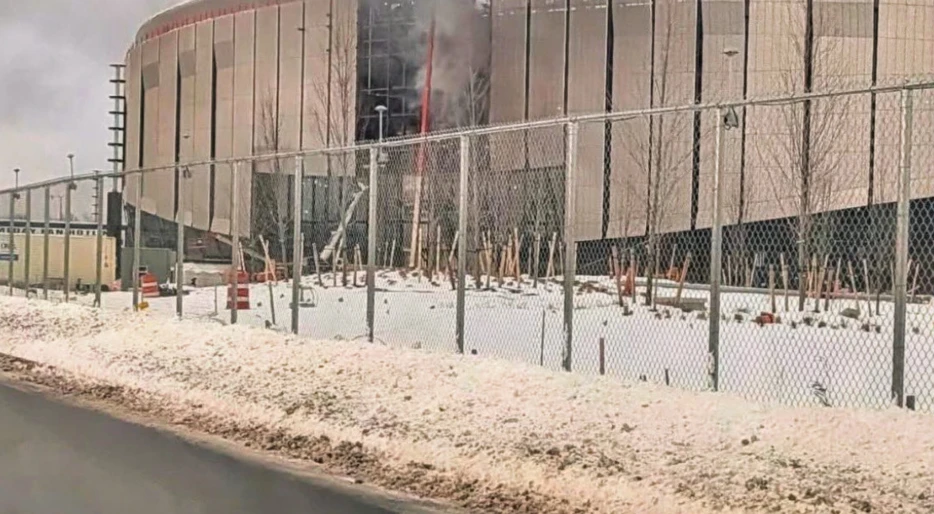 Buffalo Bills’ New Highmark Stadium Is On Fire [PHOTO]