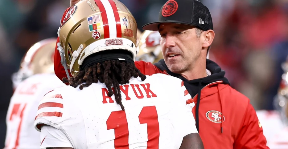 Kyle Shanahan on Brandon Aiyuk returning: ‘Not one point was I really planning on it’
