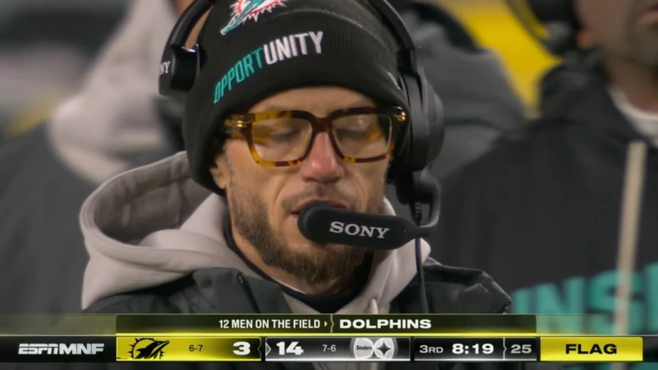 Dolphins HC ‘Severely Disappointed’ After Loss To Steelers: ‘Flat Out, Their Team Was Better’