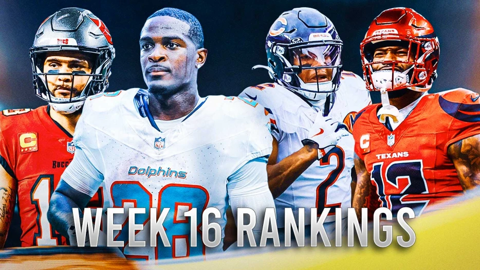 Fantasy Football Wide Receiver Rankings: Week 16 2025