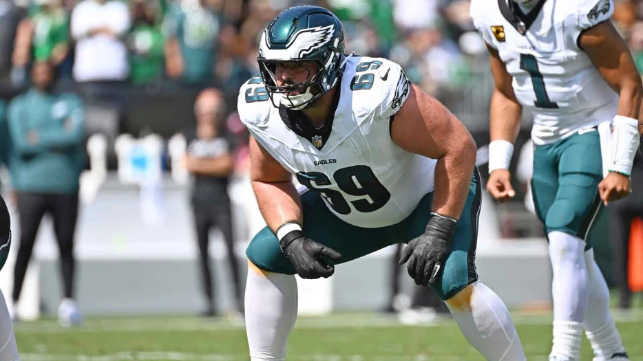 Eagles’ Landon Dickerson joins Jalen Carter, Lane Johnson on DNP list