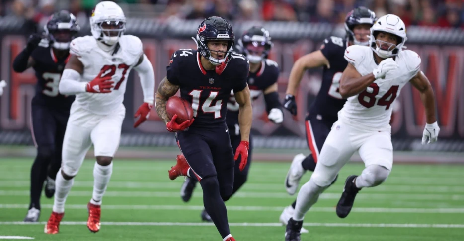 Houston Texans statistics: Jayden Higgins, Jaylin Noel vs. Cardinals