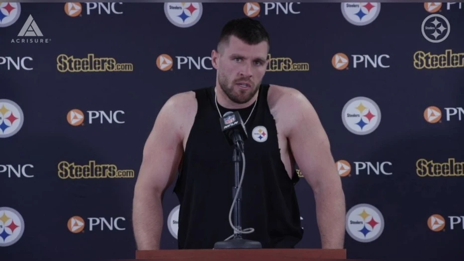 T.J. Watt At Steelers’ Facility On Thursday