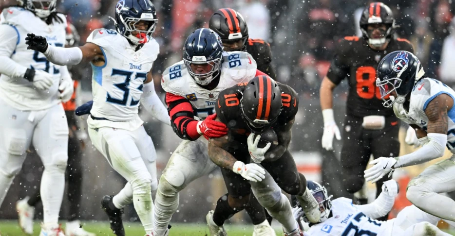Browns line, QB play dramatically hurting RB Quinshon Judkins’ performance