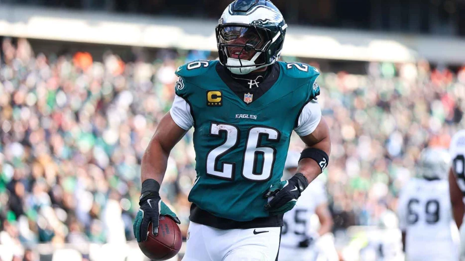 Eagles’ Saquon Barkley not taking 1,000-yard milestone for granted despite frustrating season