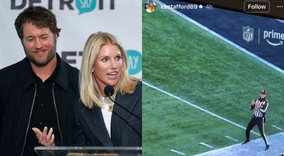 Matthew Stafford’s Wife Kelly Blasts NFL Refs On IG After Rams’ Controversial ‘TNF’ Loss To Seahawks [PHOTO]