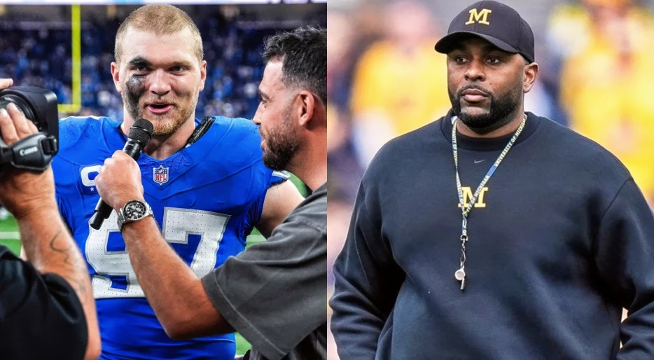 NFL Fans Rip Former Michigan Star Aidan Hutchinson Over His Comments About The Sherrone Moore Scandal [VIDEO]