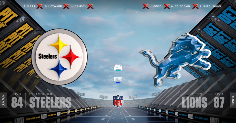 WATCH: Lions vs. Steelers preview, Madden 26 simulation