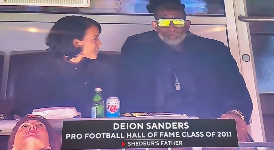 Deion Sanders’ Date Has Been Identified After They Were Spotted Together On TV At Bills-Browns Game [VIDEO]