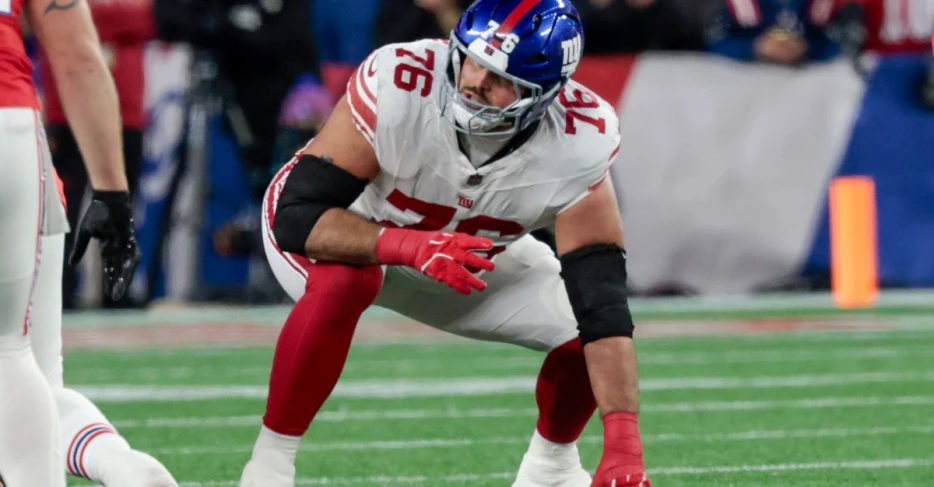 NY Giants-Minnesota Vikings inactives: Jon Runyan, Jalin Hyatt sitting