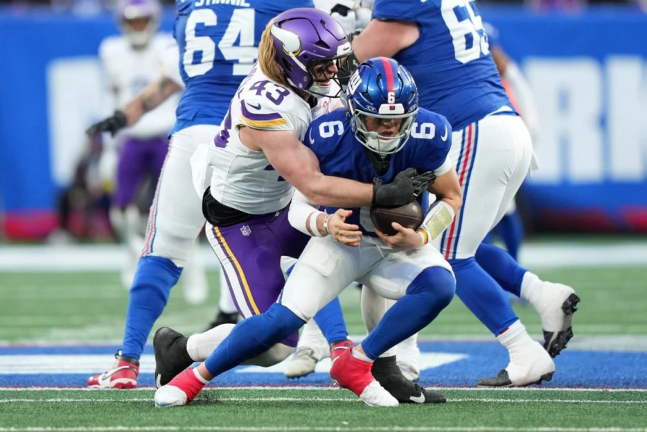 Takeaways From New York Giants’ Ugly 16-13 Loss to Vikings