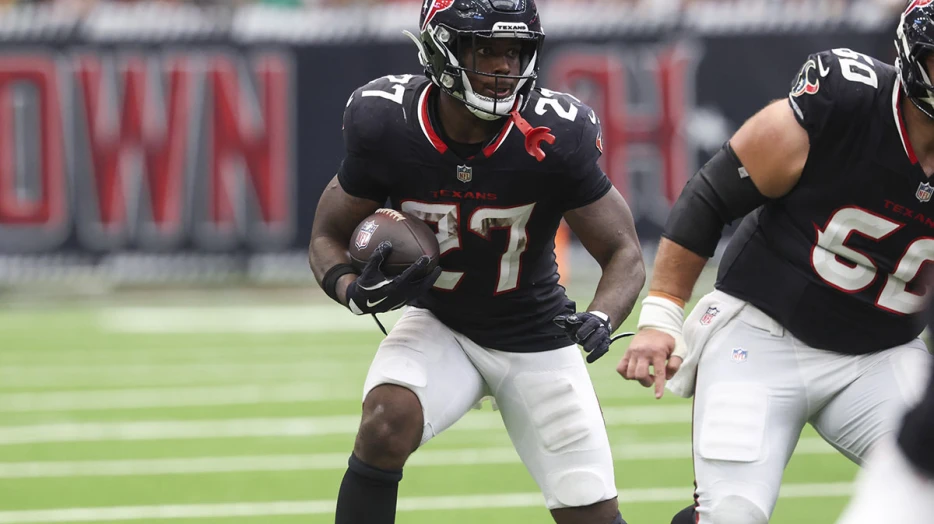 Texans RB Woody Marks expected to miss Raiders clash with ankle injury