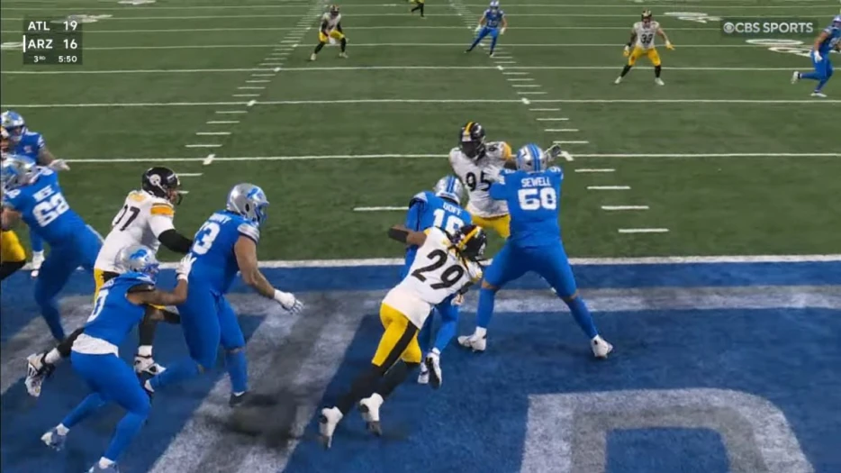 Watch: Steelers Defense Records Safety After Crushing Red-Zone Turnover