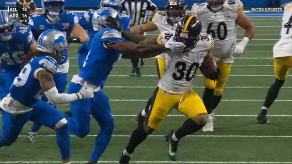 Missed Tackles Report: Steelers At Lions
