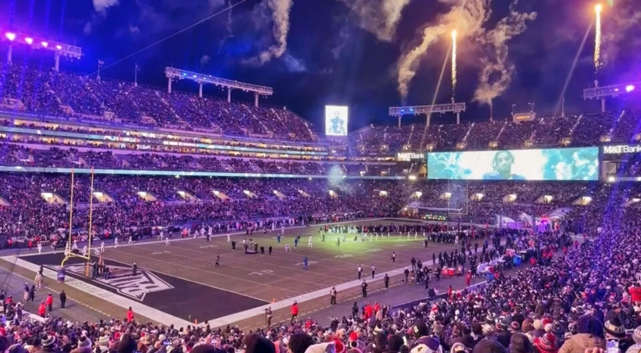 Someone On The Field Got Blasted By Out-Of-Control Firework During Shocking Scene Before Patriots-Ravens SNF Game [VIDEO]