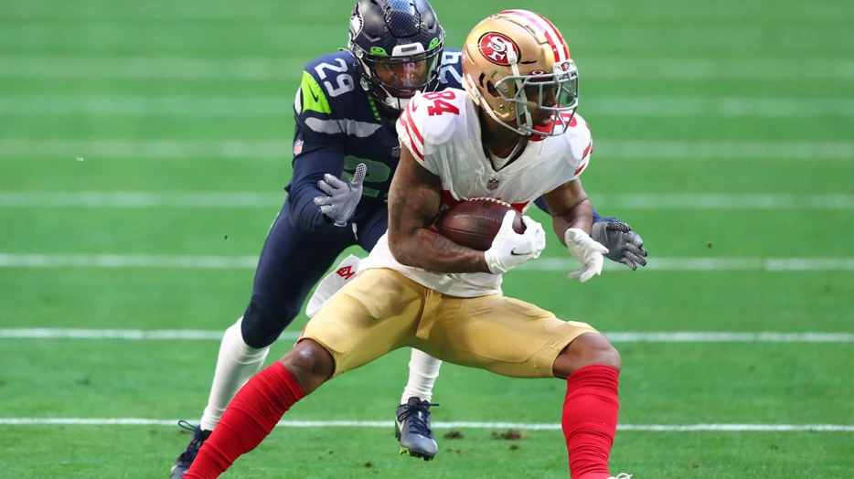 49ers’ Kendrick Bourne has perfect celebration after earning $500k bonus