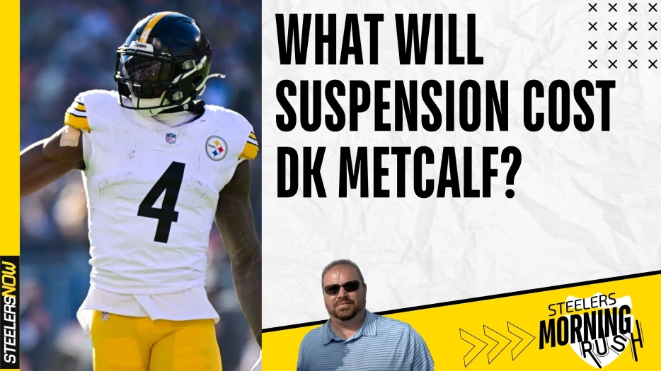 How Much Will Suspension Cost DK Metcalf? | Steelers Morning Rush