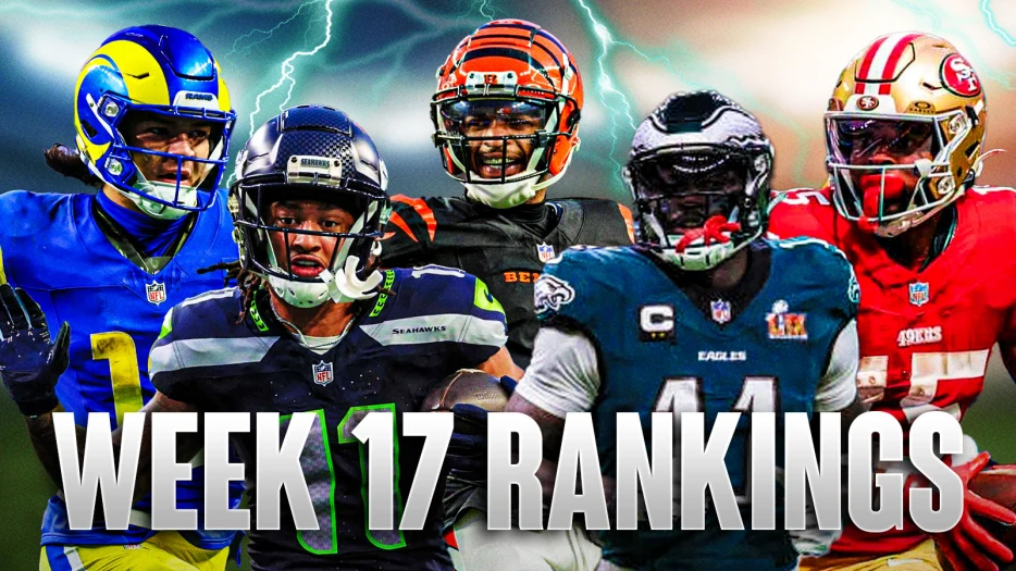 Fantasy Football Wide Receiver Rankings: Week 17 2025