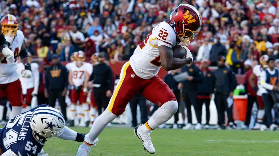 Commanders RB Jacory Croskey-Merritt breaks down monster TD run vs. Cowboys