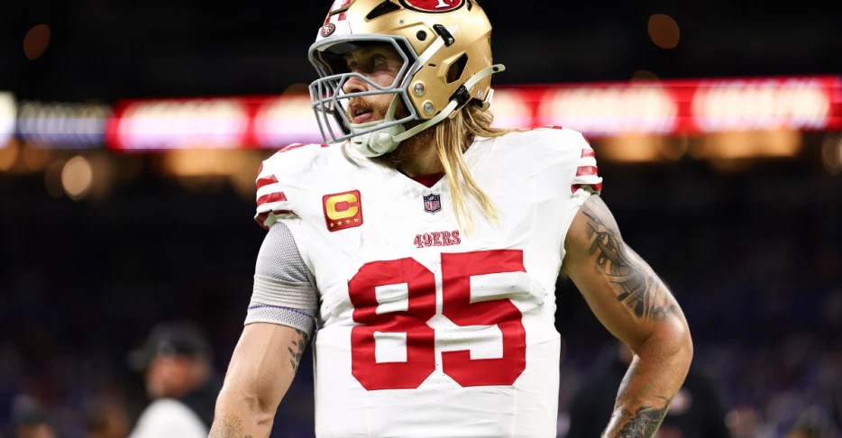 George Kittle has a ‘chance’ to play through mid-to-low ankle sprain
