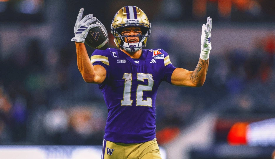 Washington's Denzel Boston, One of CFB's Top WRs, Declares For NFL Draft