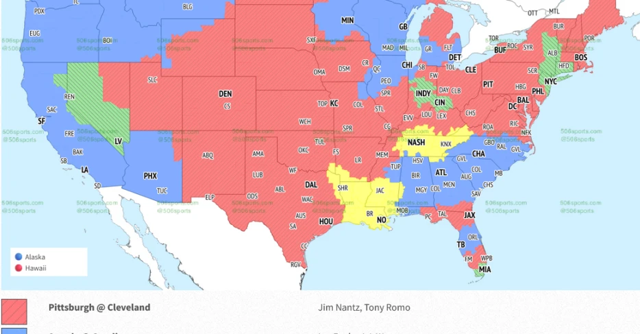 Seahawks vs. Panthers NFL TV Week 17 coverage map and CBS commentators