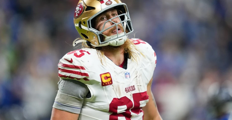 George Kittle is ‘highly unlikely’ to play tonight; Bears add 2 players to the injury report
