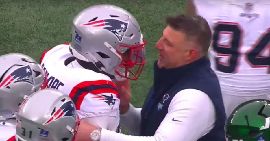 Mike Vrabel, Christian Barmore explain heated exchange during Jets game