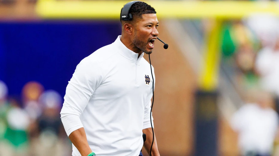 Marcus Freeman commits to 2026 Notre Dame football return despite Giants interest