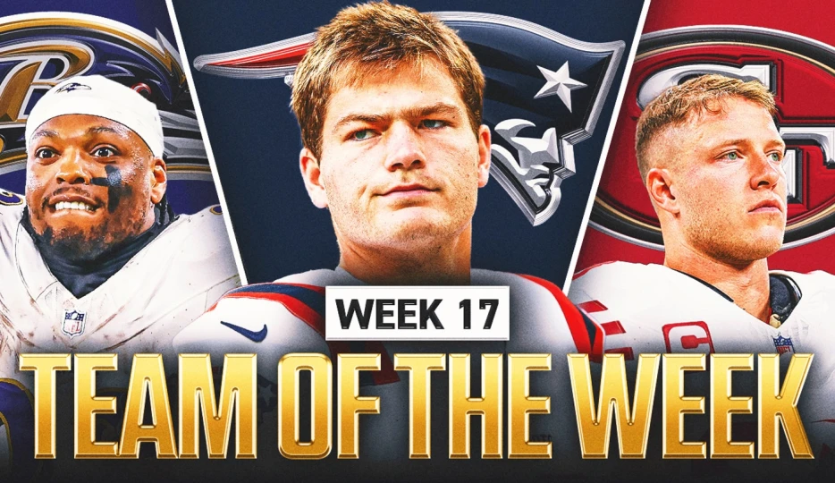 NFL Week 17 Team of the Week: Drake Maye and Derrick Henry Dominate In Wins
