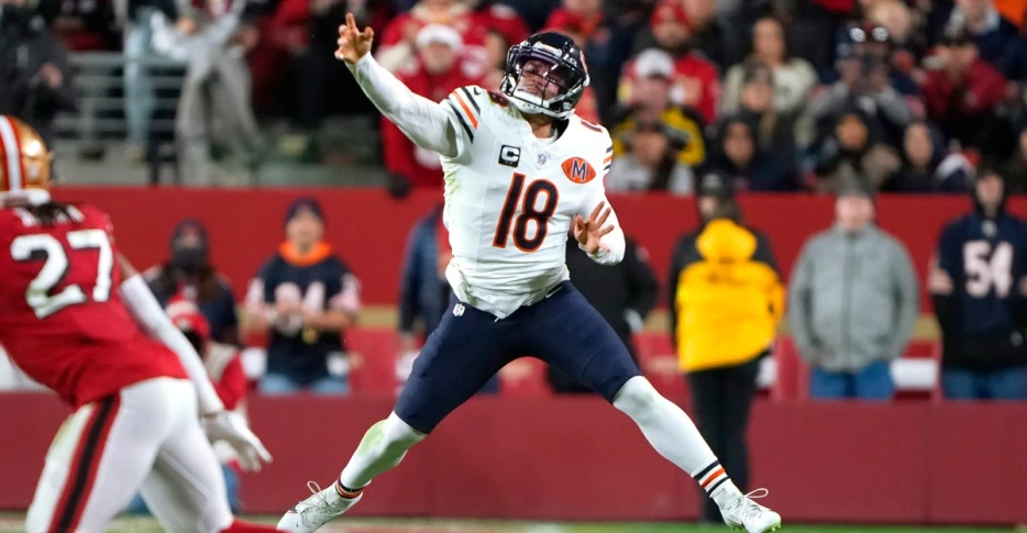 Caleb Williams Stat Tracker Week 17