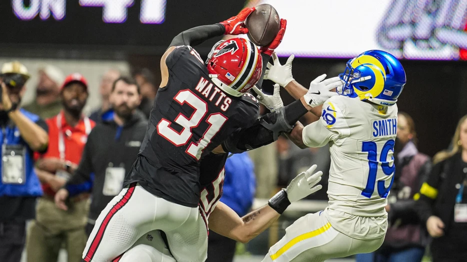 Falcons DB Xavier Watts gets real on massive 2 INT performance vs. Rams
