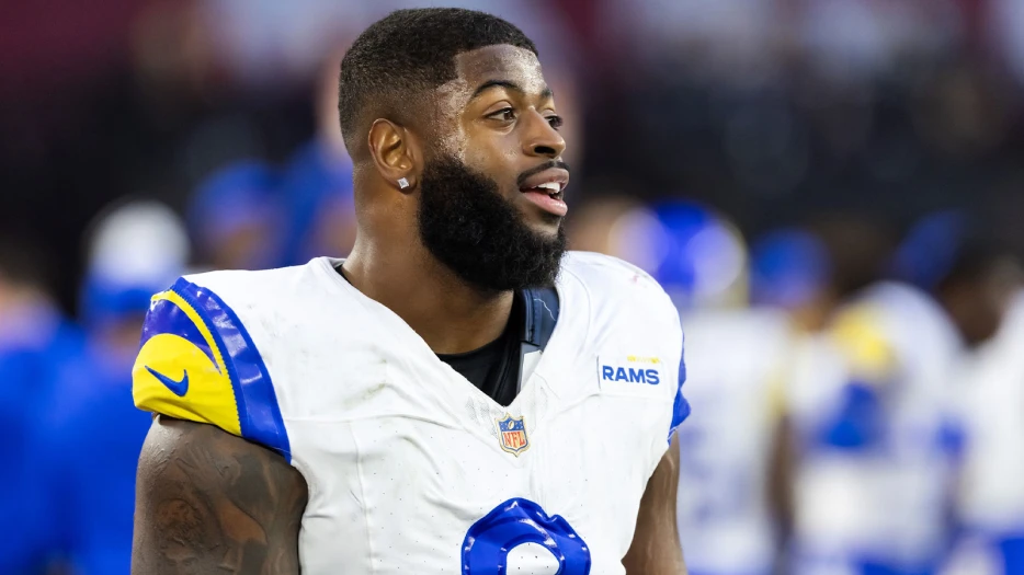 Jared Verse sends perfect message to Falcons bench after blocked FG TD without saying a word