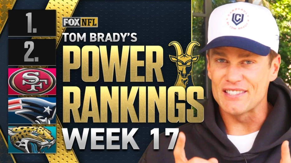 Tom Brady's Week 17 Power Rankings 🚨