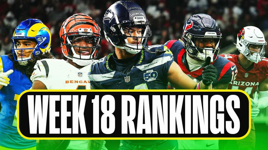 Fantasy Football Wide Receiver Rankings: Week 18 2025