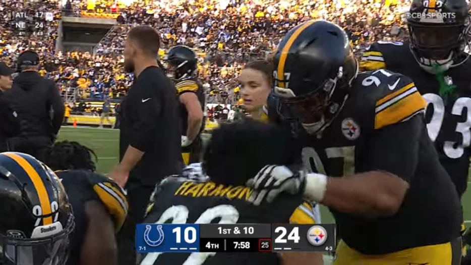 ‘He’s Been A Great Vet’: Derrick Harmon ‘Grateful’ For Cam Heyward’s Guidance Throughout Rookie Season