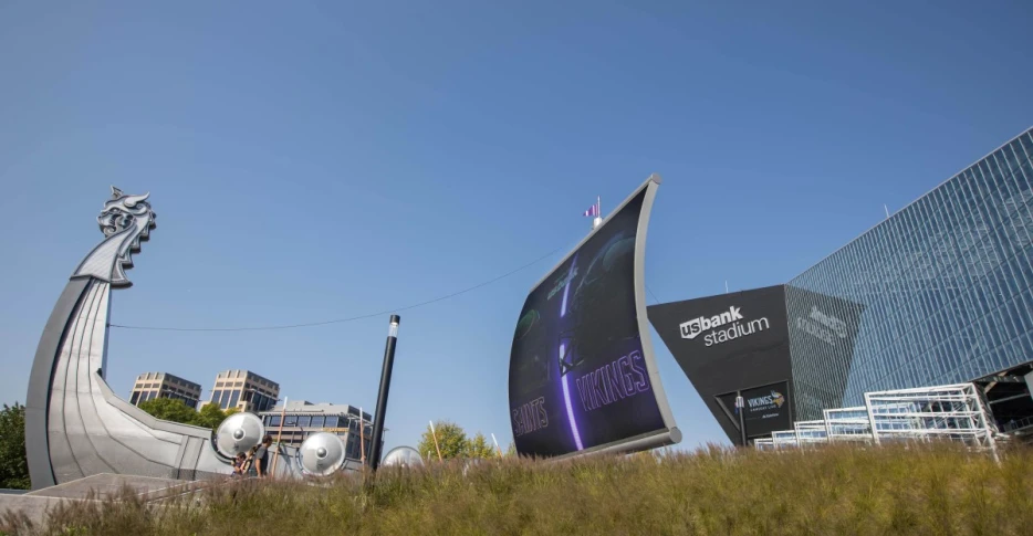 Packers vs. Vikings Week 18 TV Broadcast Map