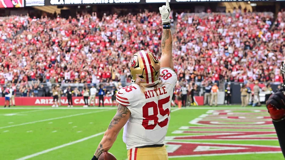 49ers’ George Kittle drops ‘go Cardinals’ before ‘whole new season’ in playoffs