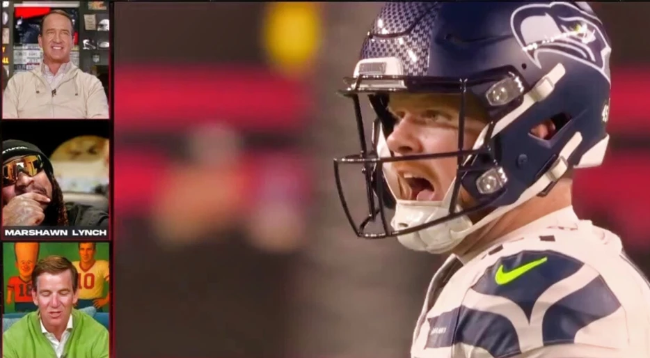 Even After Being Warned, Marshawn Lynch Was Dropping F-Bombs On Live TV During 49ers-Seahawks ‘Manningcast’ [VIDEO]