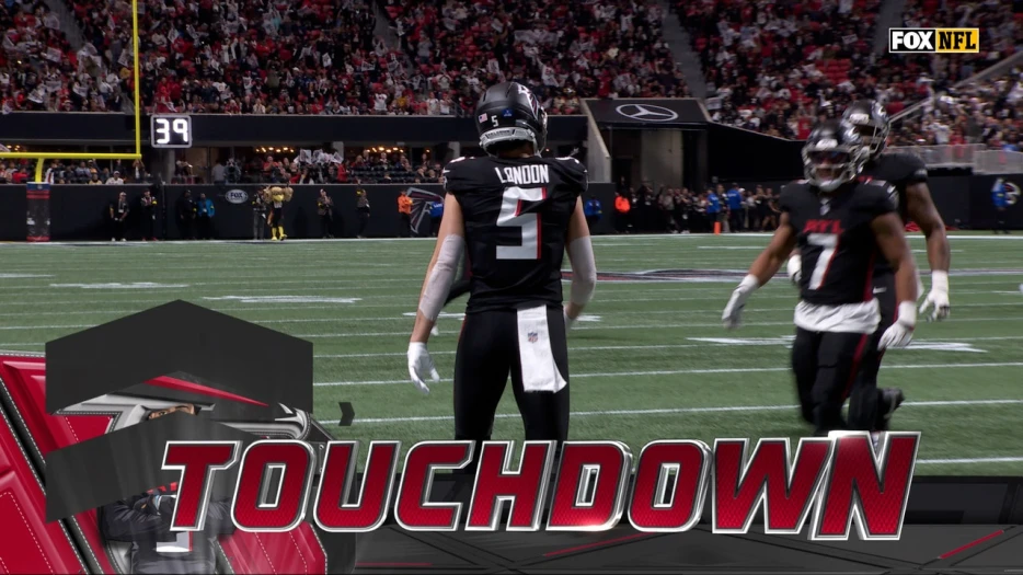 Kirk Cousins connects with Drake London in the endzone for a 15-yard TD, Falcons lead Saints | NFL Highlights