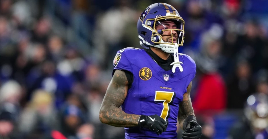 Ravens downgrade WR Rashod Bateman, DT Taven Bryan vs. Steelers