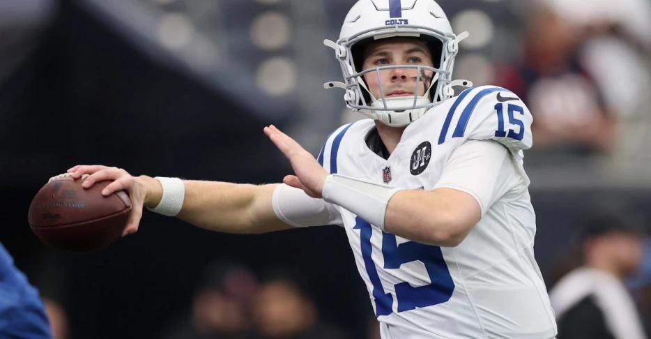 Riley Leonard shows promise in first NFL start as Colts season ends with seventh straight loss