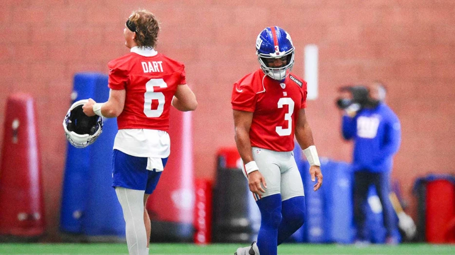 What Giants’ Russell Wilson told Jaxson Dart in first call after getting benched